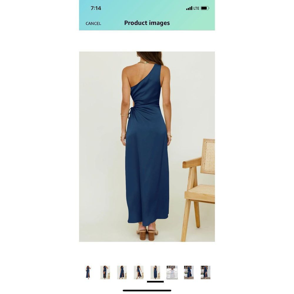 BTFBM Women  One Shoulder Prom Dresses Sleeveless